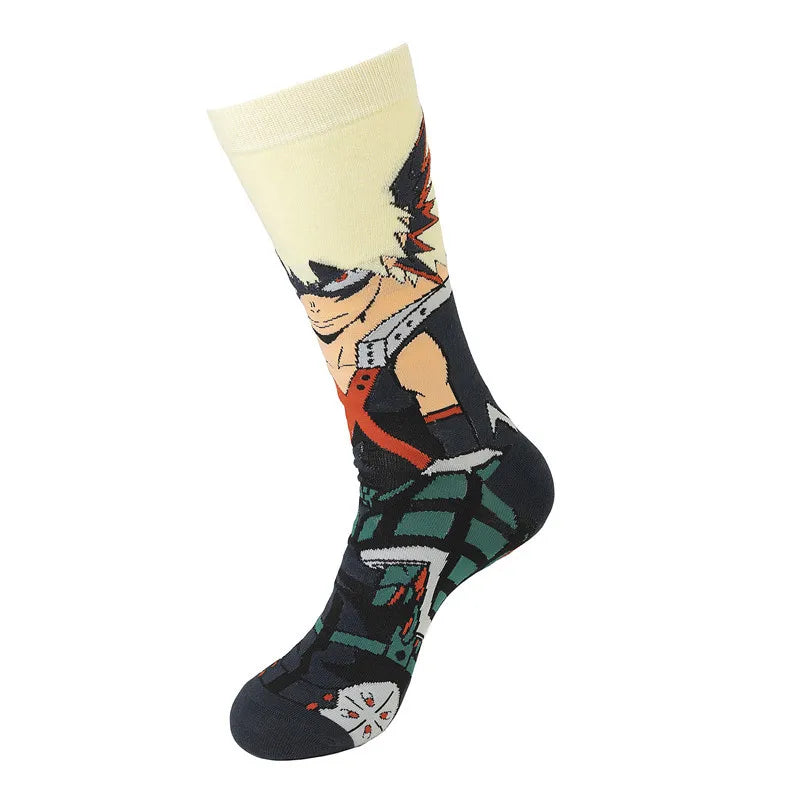 Anime My Hero Academia Cosplay Character Crew Socks men's and women's socks cotton socks adult socks