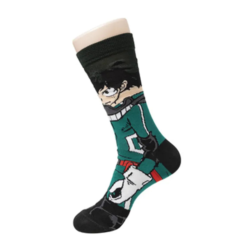 Anime My Hero Academia Cosplay Character Crew Socks men's and women's socks cotton socks adult socks