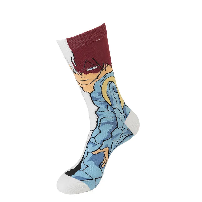 Anime My Hero Academia Cosplay Character Crew Socks men's and women's socks cotton socks adult socks