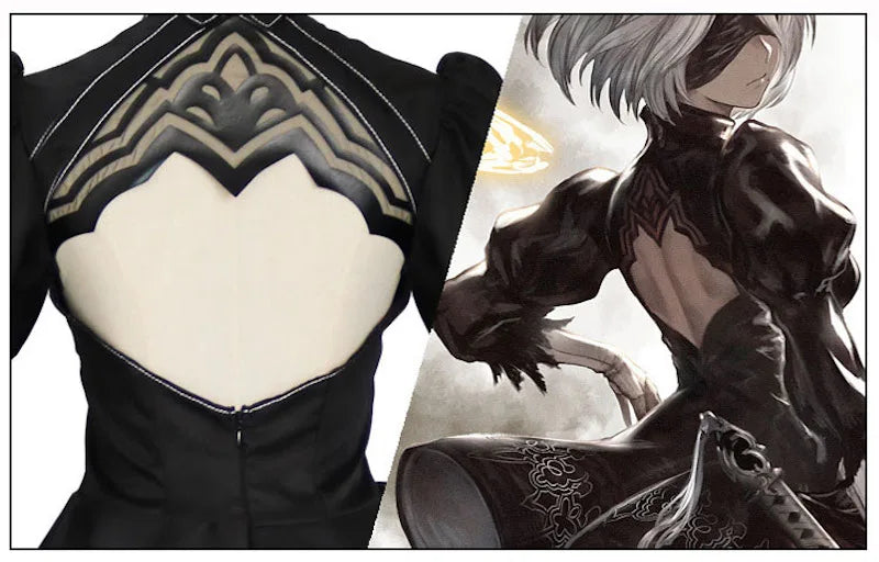 Nier Automata Cosplay Costume Yorha 2B sexy Outfit Games Suit Women Role Play Costumes Girls Halloween Party Fancy Dress