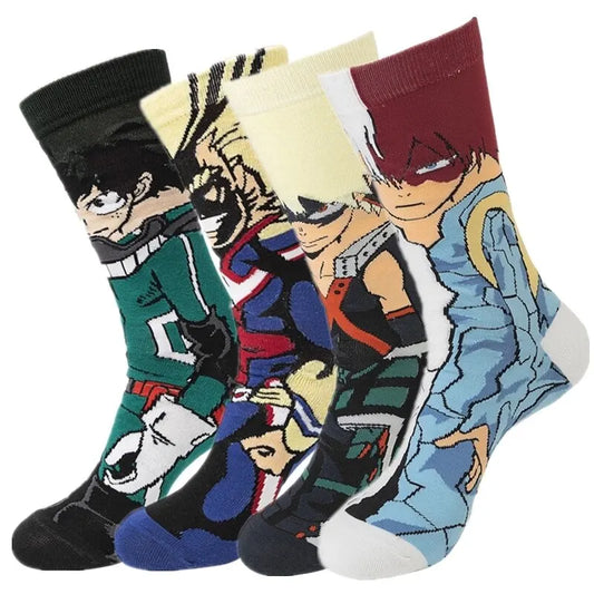 Anime My Hero Academia Cosplay Character Crew Socks men's and women's socks cotton socks adult socks