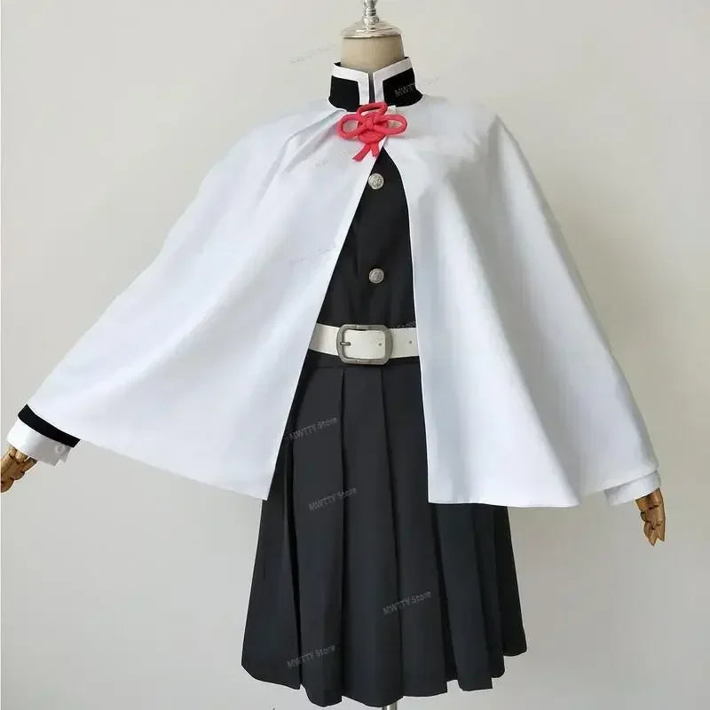 Tsuyuri Kanao Costume Adult Child Anime Demon Slayer Kimetsu No Yaiba Tsuyuri Kanao Cosplay Costume Uniform Women Kimono Haori