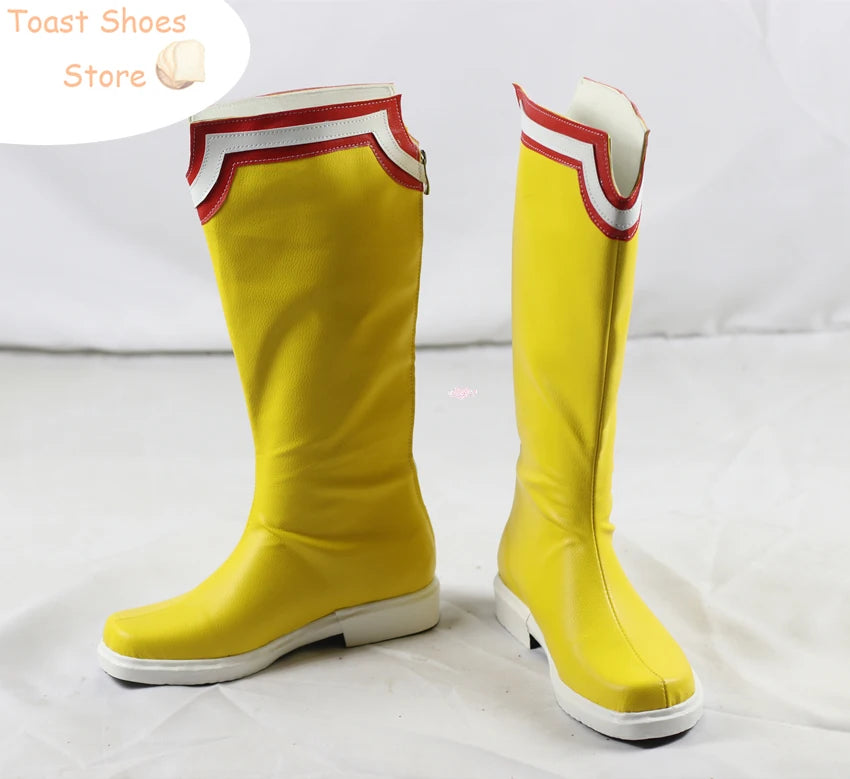 Anime My Hero Academia All Might Cosplay Shoes Halloween Carnival Boots PU Leather Shoes Cosplay Props Costume Prop