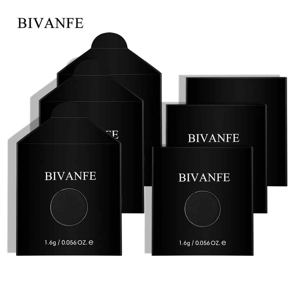 Bivanfe Eye Shadw Cosmetics Makeup Single Black Waterproof Matte Eyeshadow