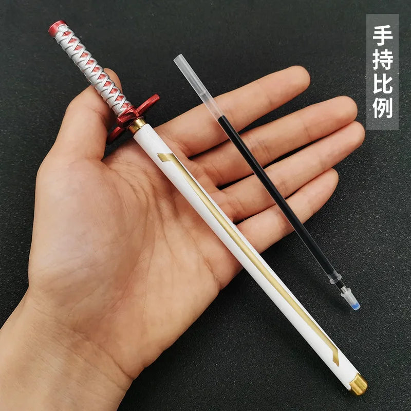 Anime Demon Pens  Cosplay Weapon Props Katana Roller Pen Originality Gift