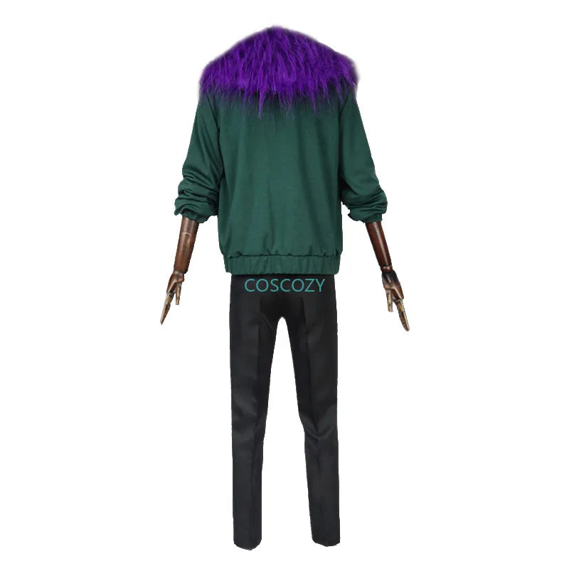 Anime Boku No Hero Academia Overhaul Chisaki Kai Cosplay Costume My Hero Academia Men Women Green Uniform Jacket Wig