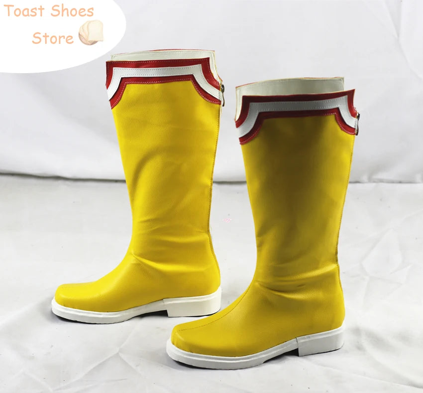 Anime My Hero Academia All Might Cosplay Shoes Halloween Carnival Boots PU Leather Shoes Cosplay Props Costume Prop