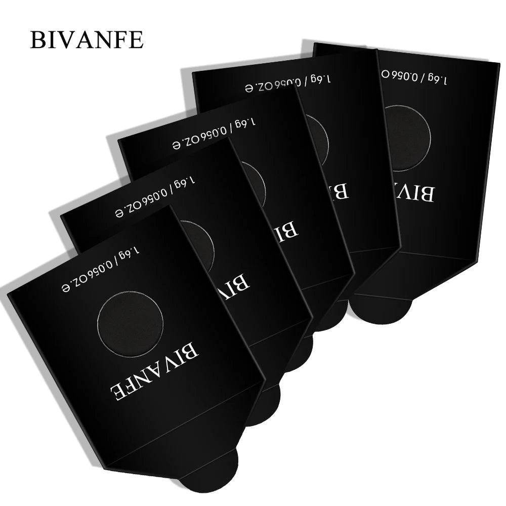 Bivanfe Eye Shadw Cosmetics Makeup Single Black Waterproof Matte Eyeshadow